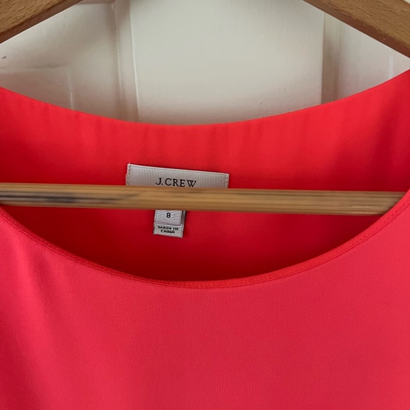 Jcrew neon coral minidress - Picture 4 of 4